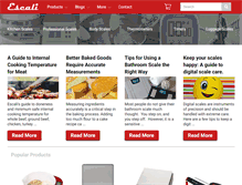 Tablet Screenshot of escali.com